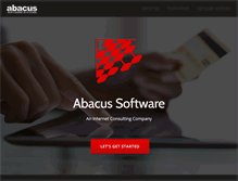 Tablet Screenshot of abacus-software.com